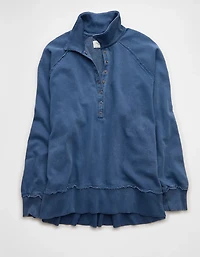 Chandail en molleton henley Big Hug AE