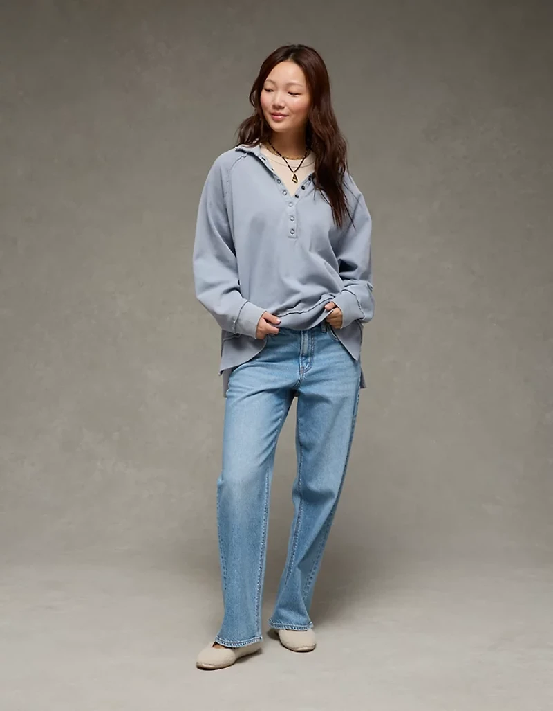 AE Big Hug Henley Sweatshirt