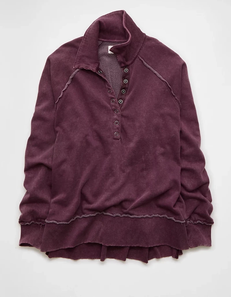 AE Big Hug Henley Sweatshirt