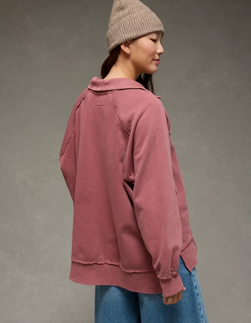 AE Big Hug Henley Sweatshirt
