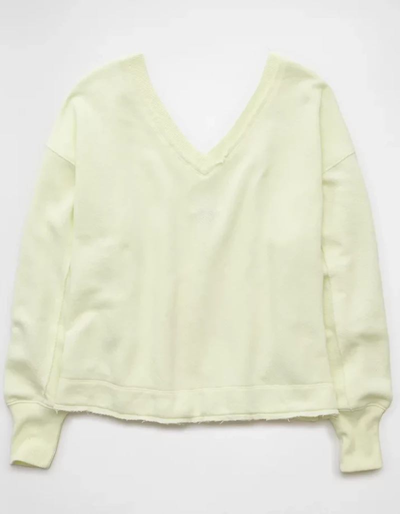 AE Saltwash Double V-Neck Sweatshirt