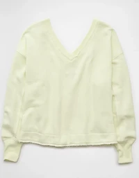 AE Saltwash Double V-Neck Sweatshirt