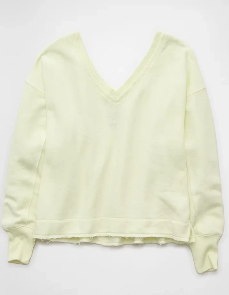 AE Saltwash Double V-Neck Sweatshirt