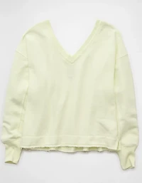 AE Saltwash Double V-Neck Sweatshirt