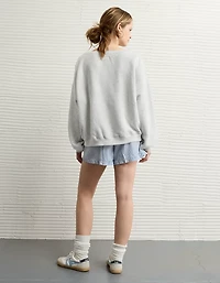 AE Off The Shoulder Destination Graphic Sweatshirt