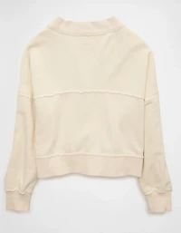 AE Saturday Fleece Cardigan Sweater