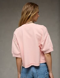 AE Saturday Fleece Button-Up Cardigan