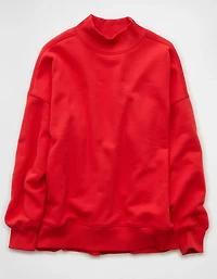 AE Everyday Luxe Mock Neck Sweatshirt