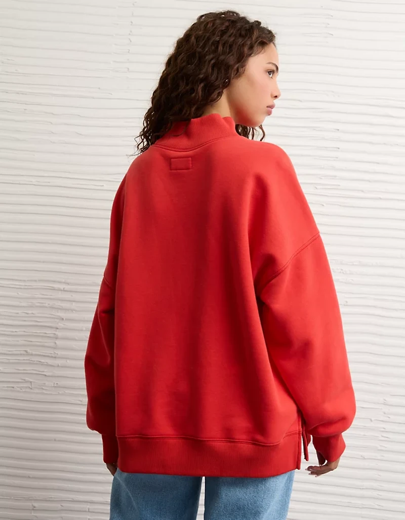 AE Everyday Luxe Mock Neck Sweatshirt