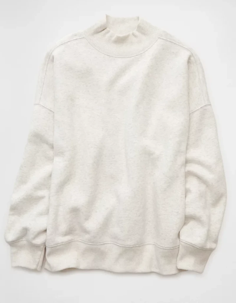 AE Everyday Luxe Mock Neck Sweatshirt