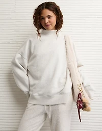 AE Everyday Luxe Mock Neck Sweatshirt