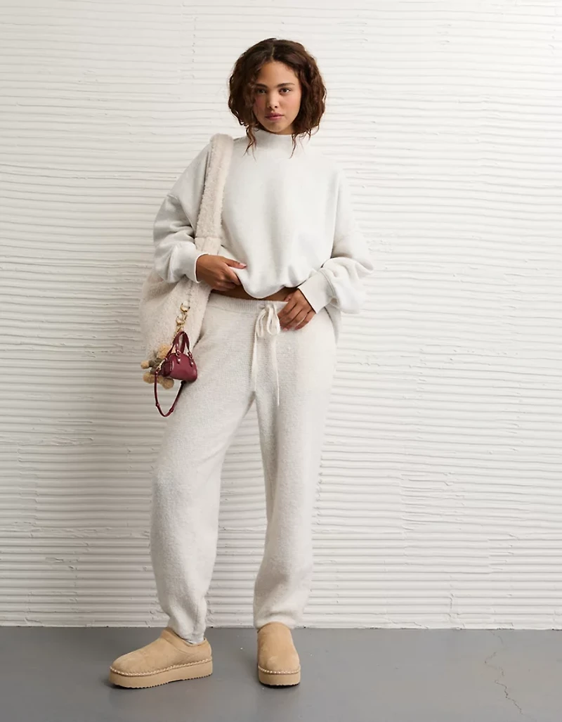 AE Everyday Luxe Mock Neck Sweatshirt