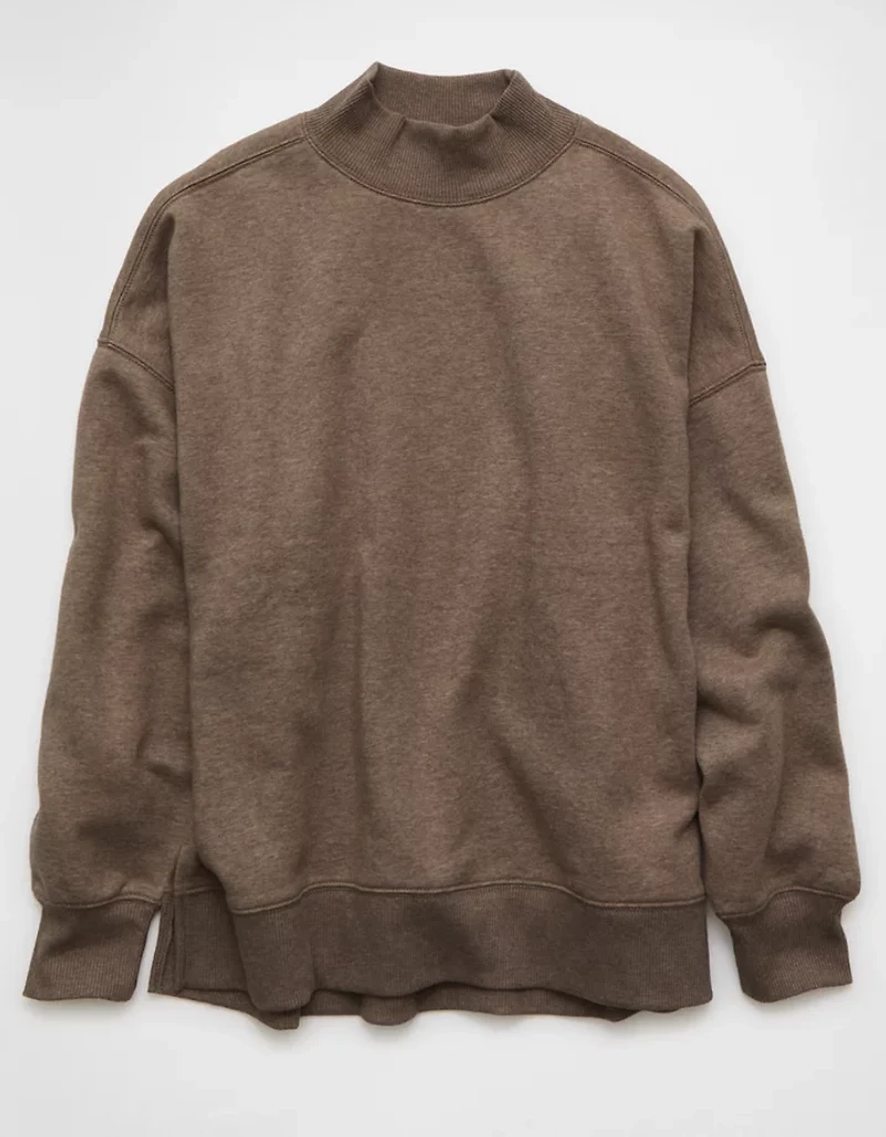 AE Everyday Luxe Mock Neck Sweatshirt