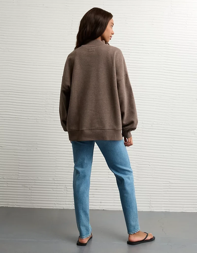 AE Everyday Luxe Mock Neck Sweatshirt