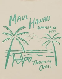 AE Off-the-Shoulder Short-Sleeve Sweatshirt