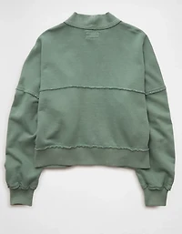 AE Saturday Fleece Cardigan Sweater