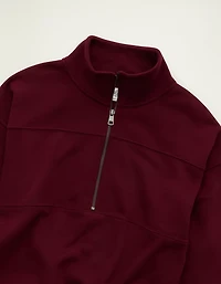 AE Everyday Luxe Quarter-Zip Sweatshirt