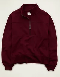 AE Everyday Luxe Quarter-Zip Sweatshirt