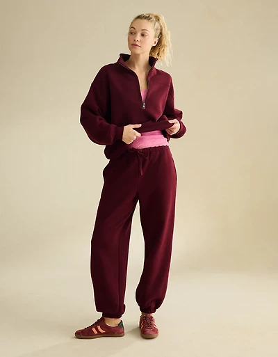 AE Everyday Luxe Quarter-Zip Sweatshirt