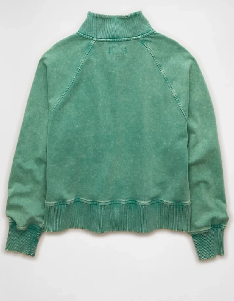 AE Big Hug Fleece Henley Sweatshirt