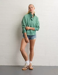 AE Big Hug Fleece Henley Sweatshirt