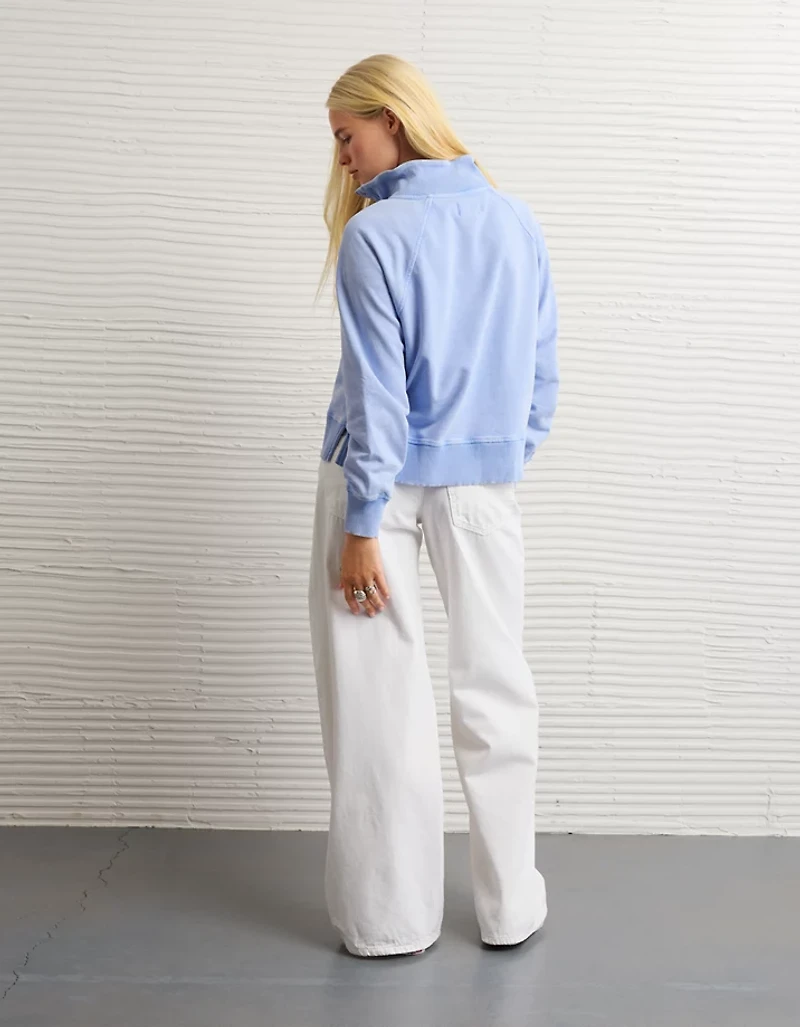 AE Big Hug Fleece Henley Sweatshirt