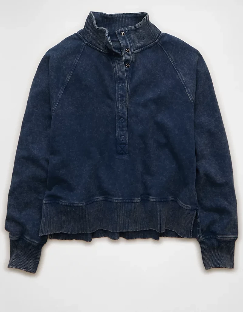 Chandail en molleton henley Gros câlin AE