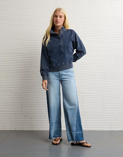 Chandail en molleton henley Gros câlin AE