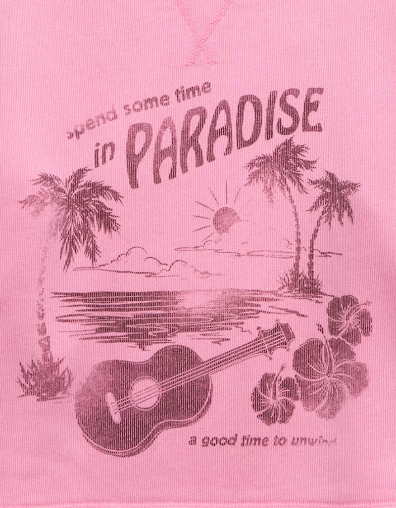 T-shirt en molleton à épaule dénudée AE