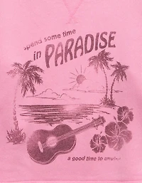 T-shirt en molleton à épaule dénudée AE