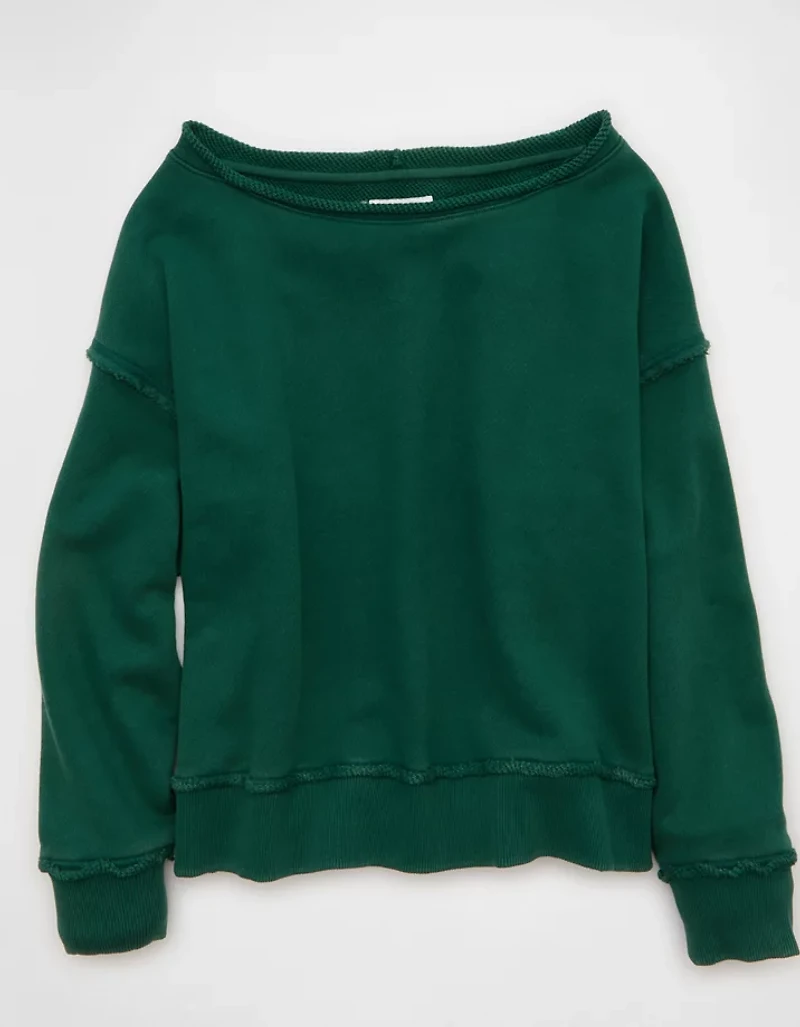 AE On a Roll Off-the-Shoulder Sweatshirt