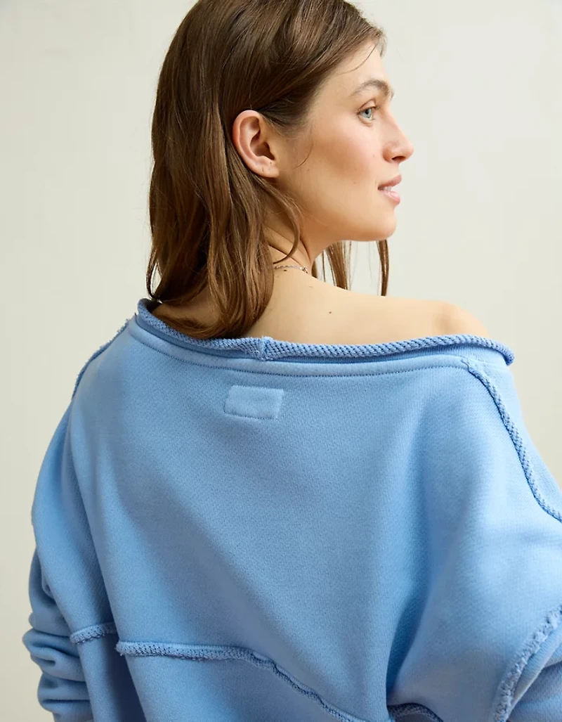 AE On a Roll Off-the-Shoulder Sweatshirt