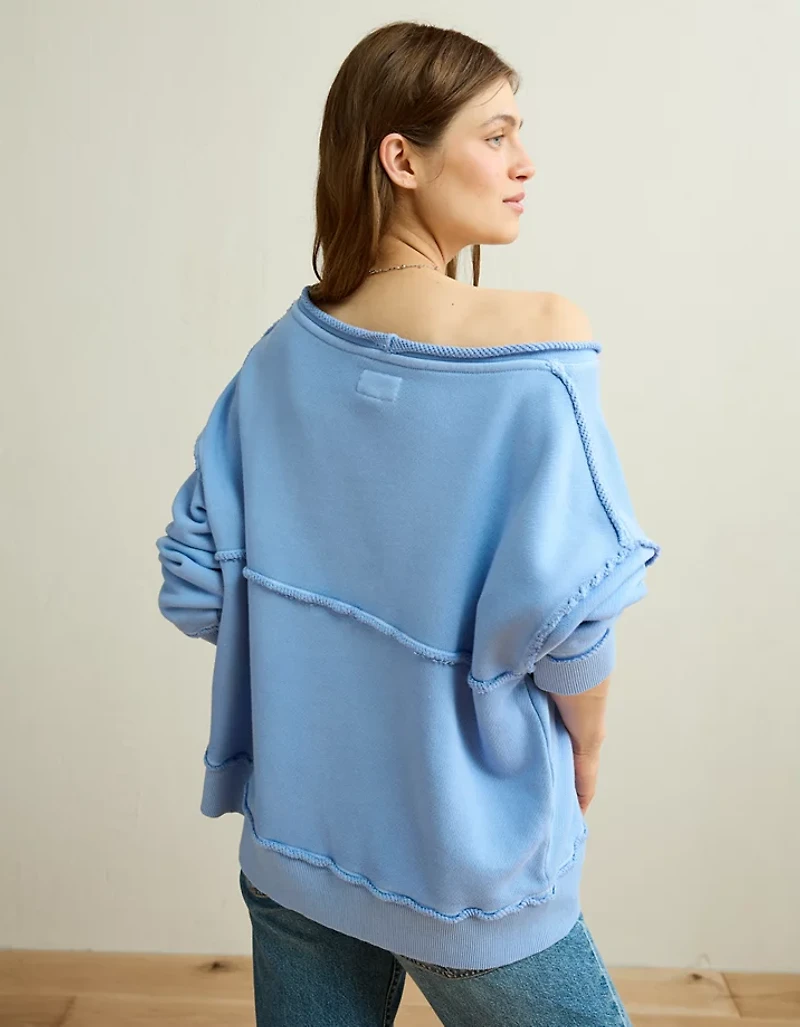 AE On a Roll Off-the-Shoulder Sweatshirt