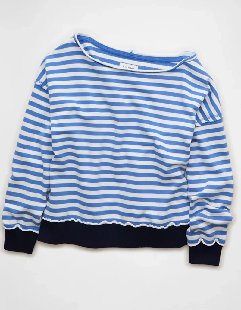 AE On a Roll Off-the-Shoulder Sweatshirt
