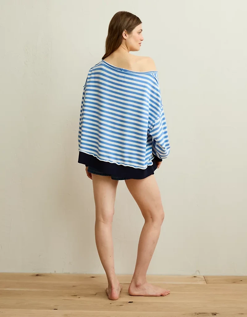 AE On a Roll Off-the-Shoulder Sweatshirt