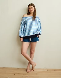 AE On a Roll Off-the-Shoulder Sweatshirt