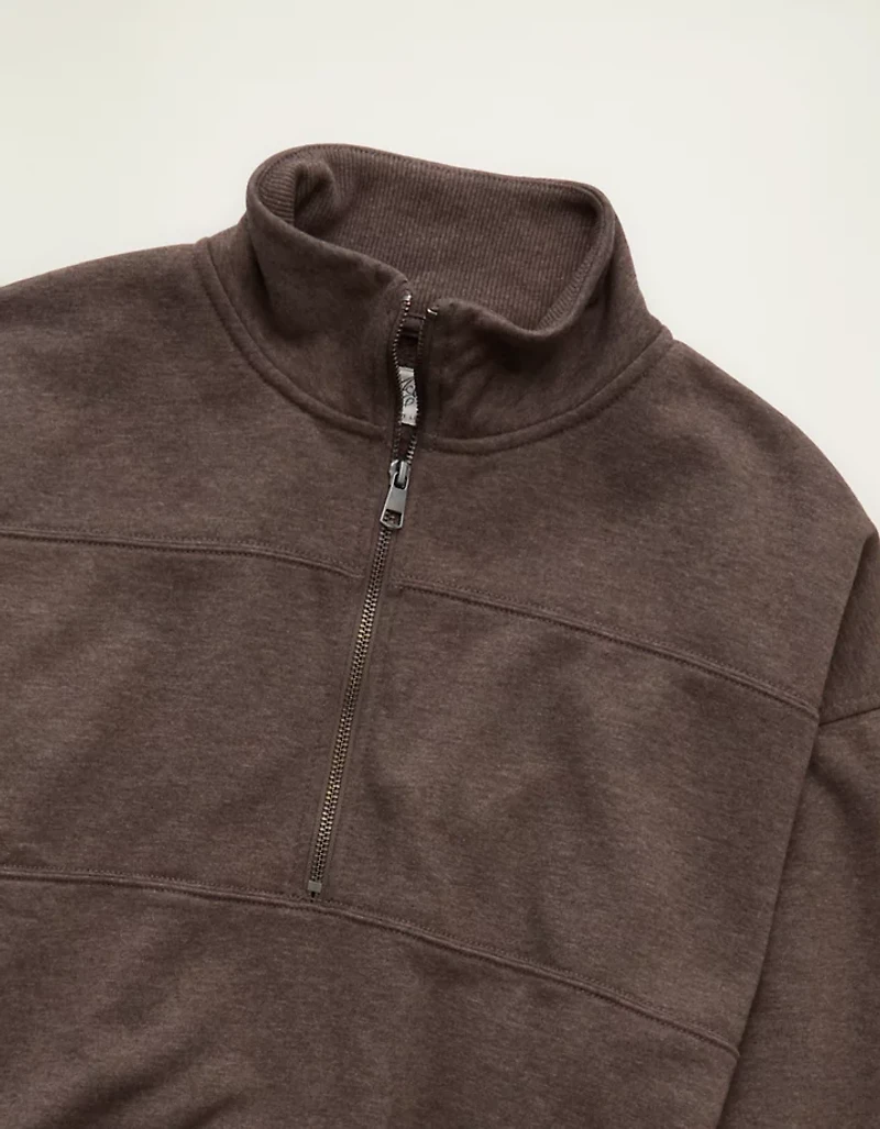 AE Everyday Luxe Quarter-Zip Sweatshirt