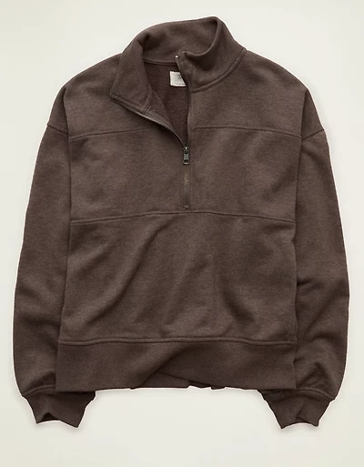 AE Everyday Luxe Quarter-Zip Sweatshirt