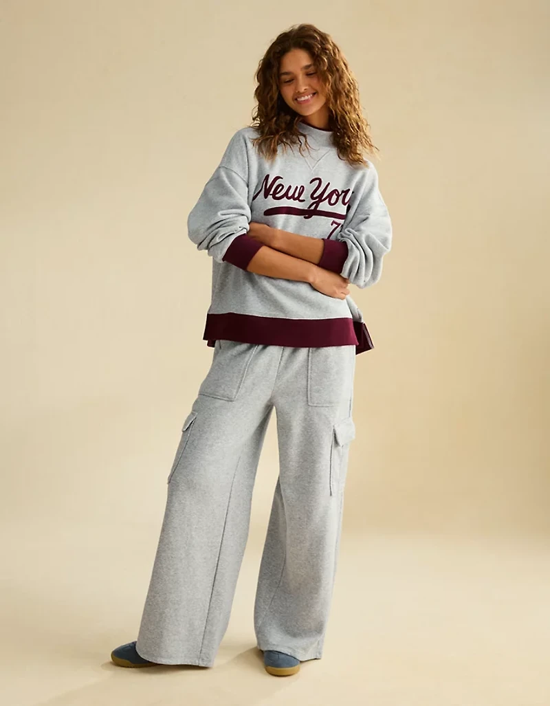 AE Everyday Luxe Mock Neck Sweatshirt