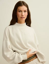 AE Everyday Luxe Mock Neck Sweatshirt
