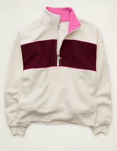 AE Everyday Luxe Quarter-Zip Sweatshirt