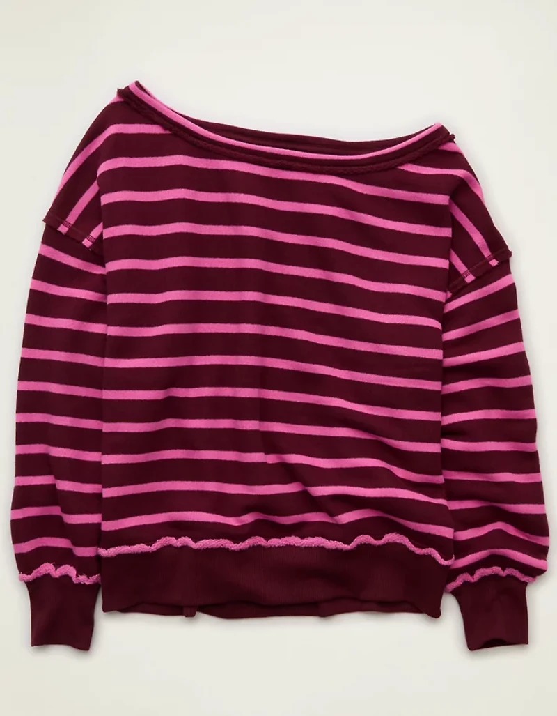 AE Off-the-Shoulder Sweatshirt