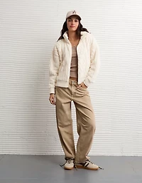 AE Cable Sherpa Full-Zip Sweatshirt