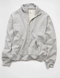 AE Everyday Luxe Quarter Zip Sweatshirt