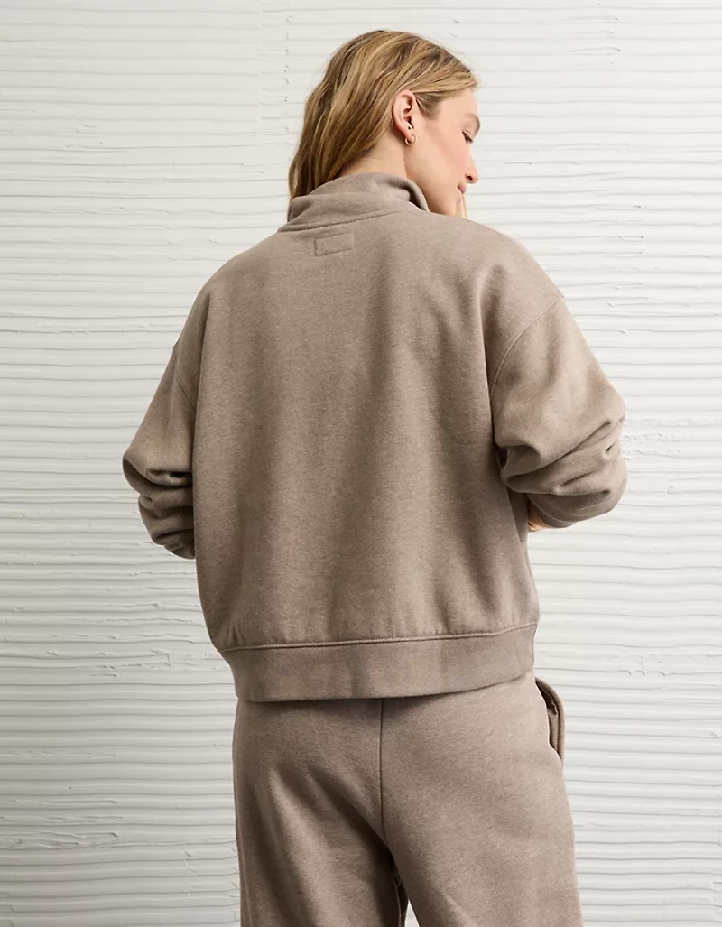 AE Everyday Luxe Quarter Zip Sweatshirt