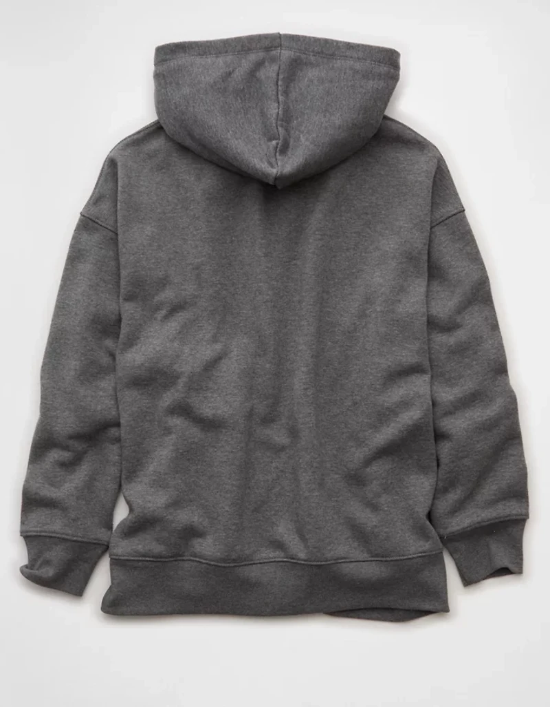 AE Everyday Luxe Oversized Zip-Up Hoodie