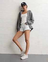 AE Everyday Luxe Oversized Zip-Up Hoodie