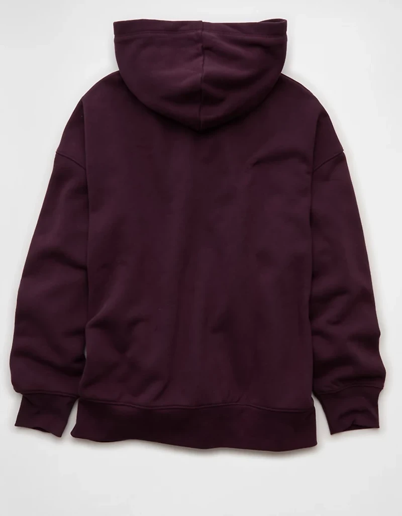 AE Everyday Luxe Oversized Zip-Up Hoodie