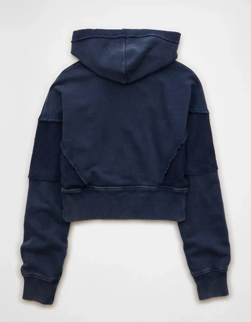 Chandail en molleton court à glissière AE