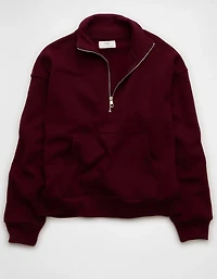 AE Everyday Luxe Quarter-Zip Sweatshirt